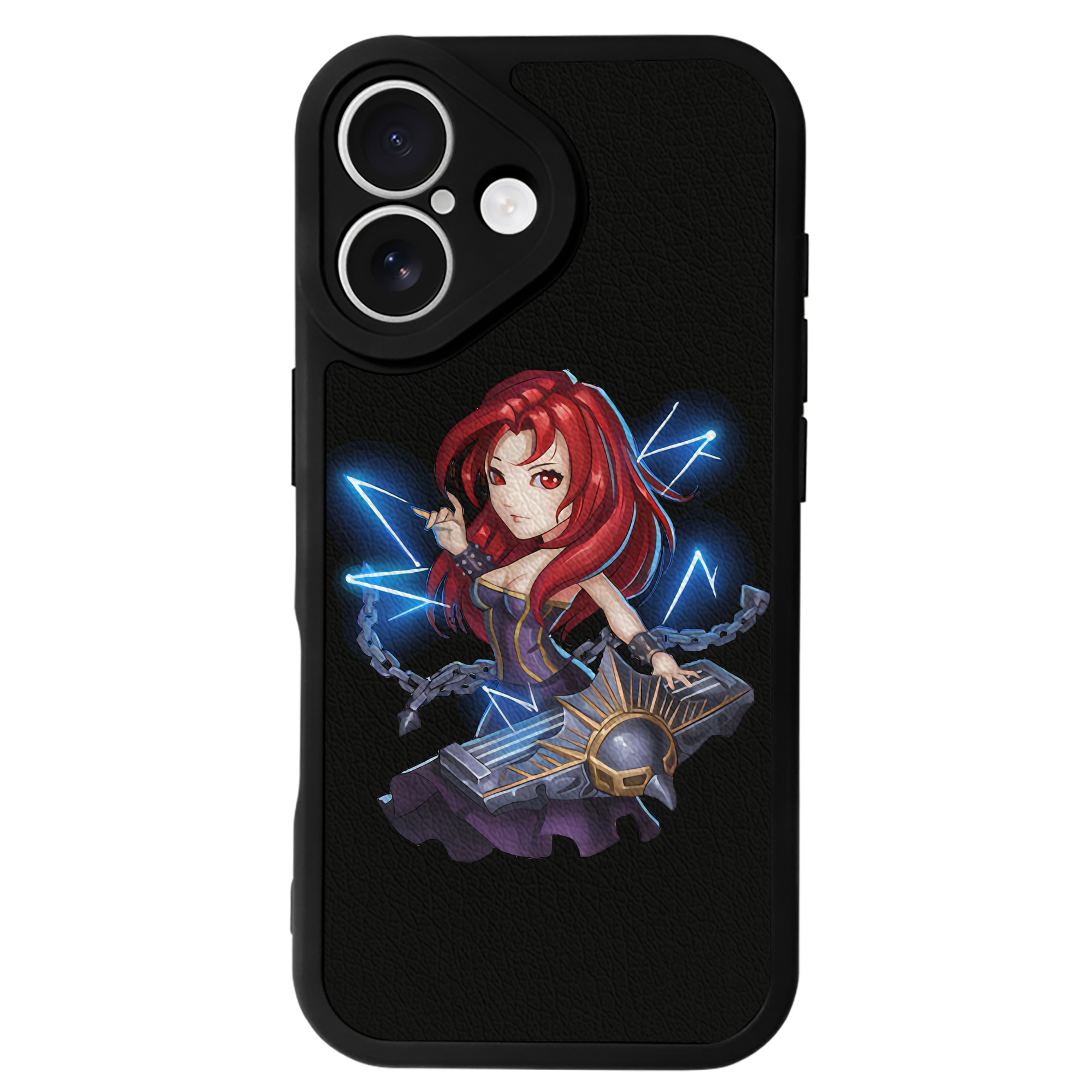 （画像用） リーグ・オブ・レジェンド League of Legends LOL 【iPhone 16シリーズ対応】シリコンスマホケース（レザー調） 材質：シリコン